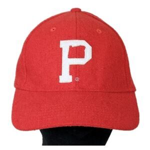 Portland Gear P Cap Classic Red Wool Blend Strapback Baseball Hat